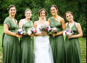 Olive Green Bridesmaid Dresses