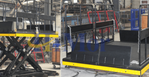 Scissor dock
