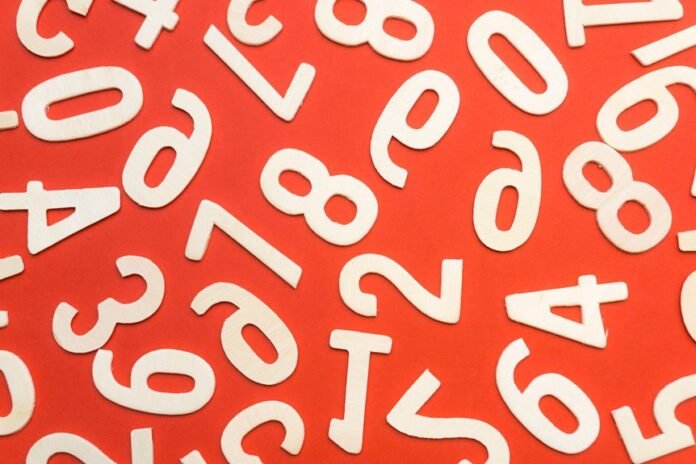 phone number list with five entries